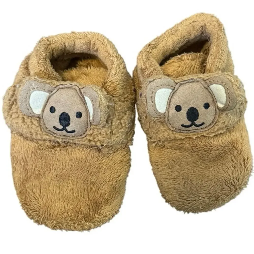 UGG Bixbee Koala Stuffie Baby Brown Chestnut Booties Size US 5 UK 4 furry soft